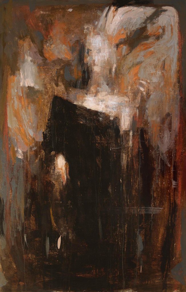 02- The set of Destruction – 1-3 - Acrylic and Oil on Canvas - 140 x 90 cm – 2013