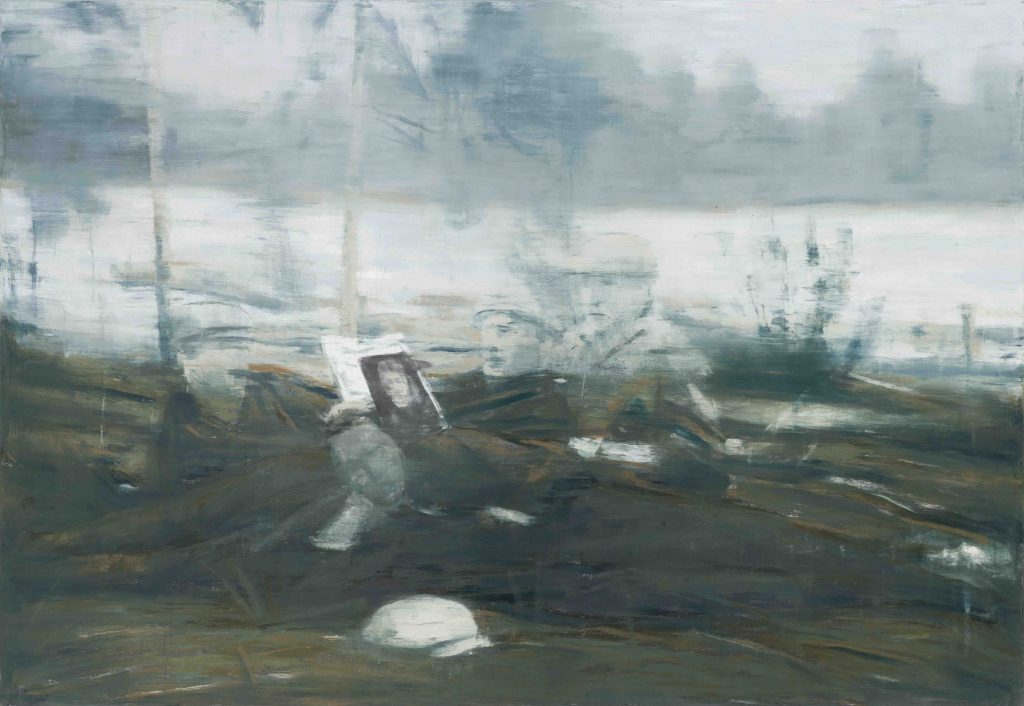 Series of Ghosts Wandering History Oil on Canvas 230 x 160 cm 2021